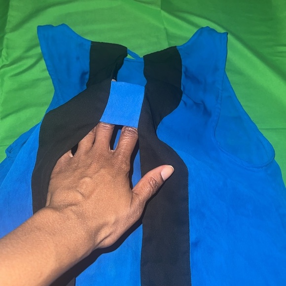 Parker Blue Sleeveless/ Backless  Hi Low Women's Top size XS - Picture 4 of 6